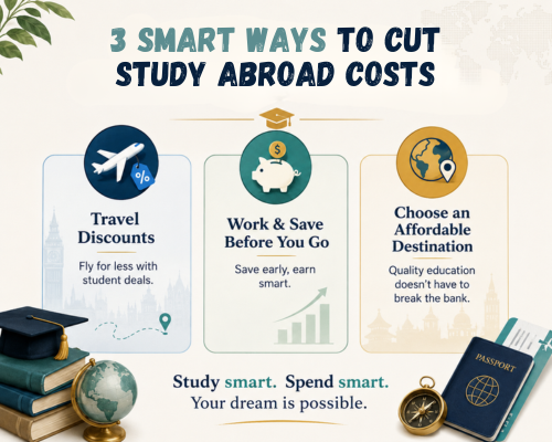 3 smart ways to cut study abroad costs